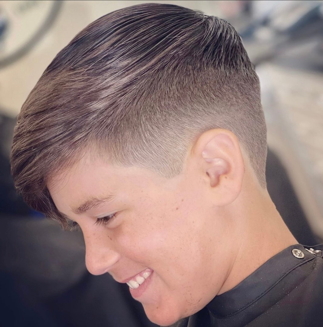Professional kids haircut