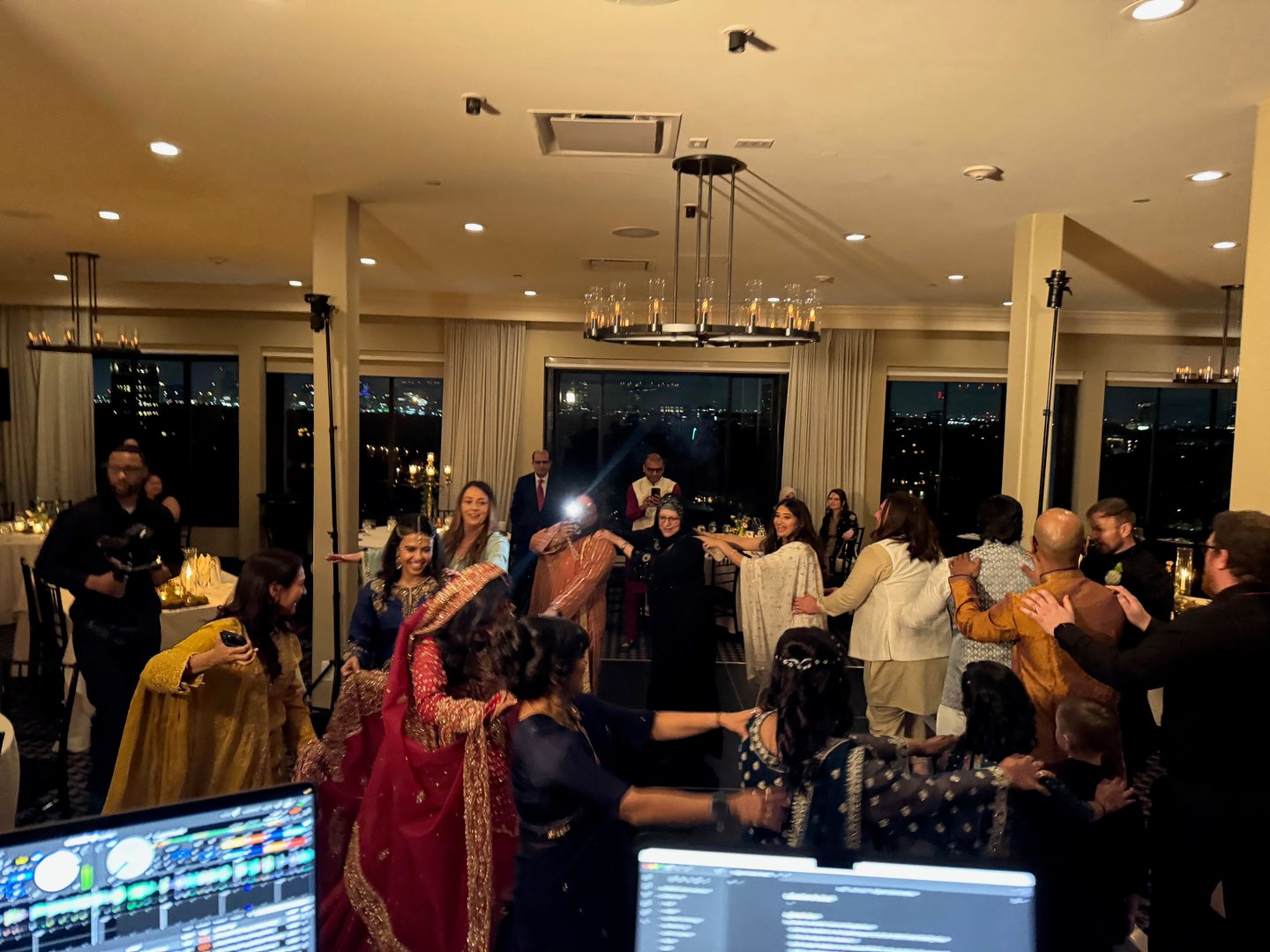 Derek and Dua's wedding celebration at Hotel Zaza Museum District