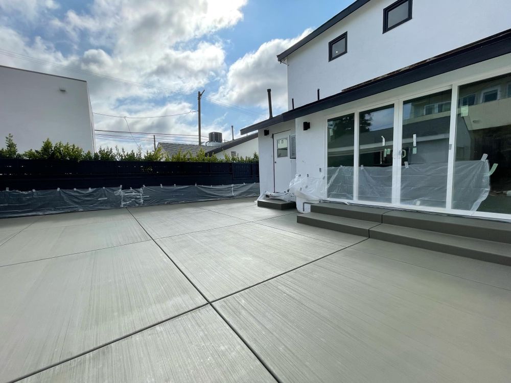 Concrete and foundation work by Serrato Builders