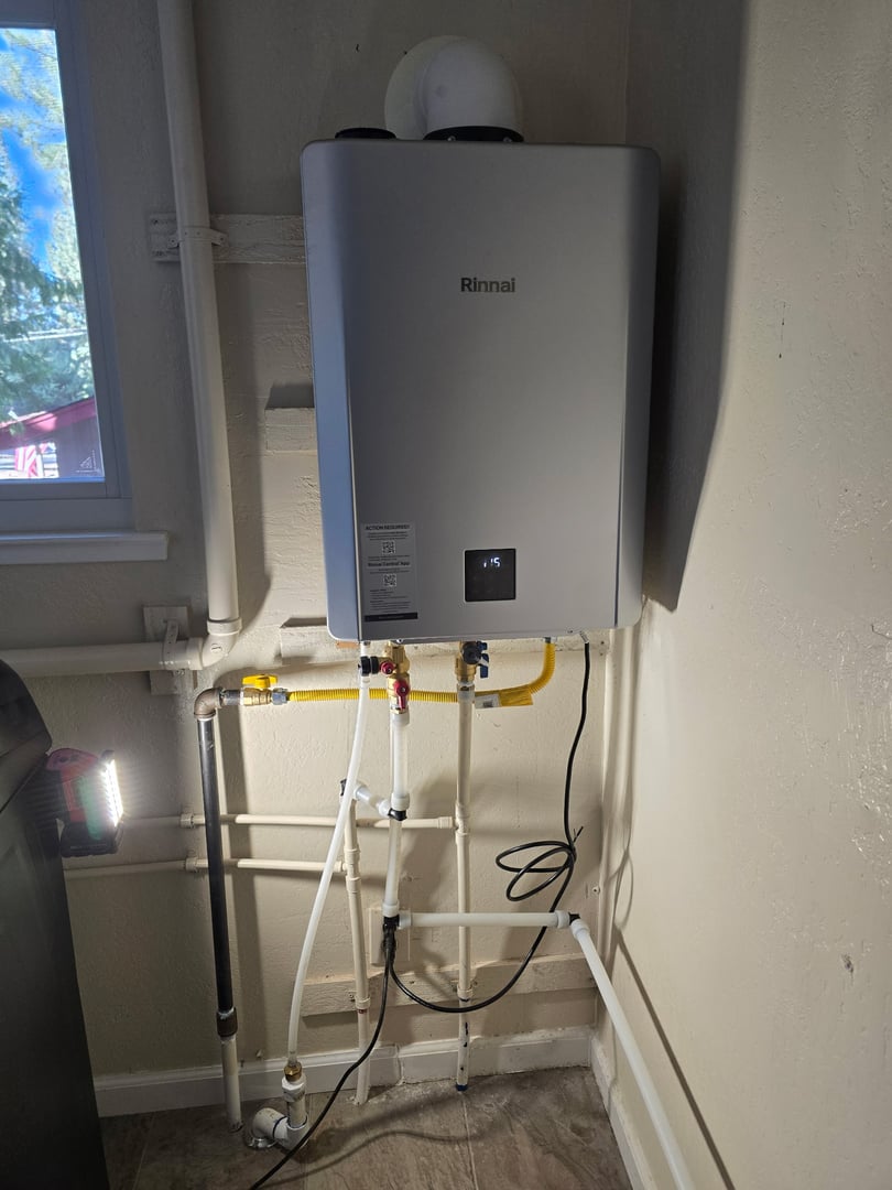 Professional plumbing repair work