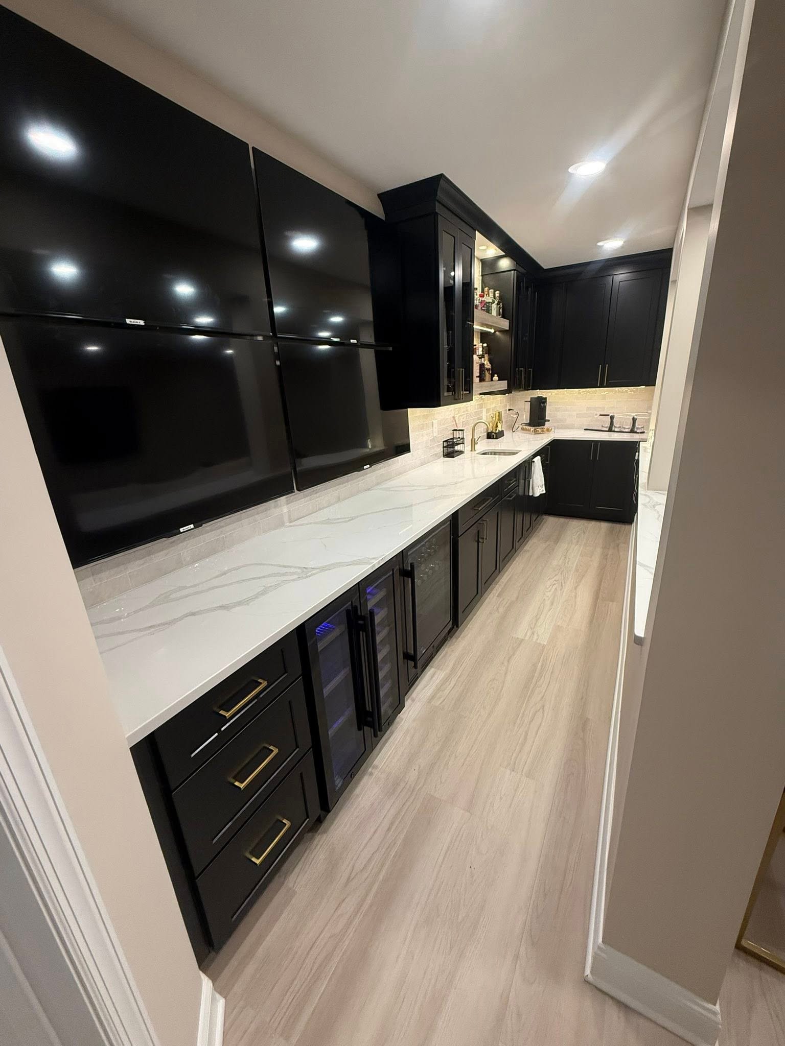 Luxury vinyl plank flooring