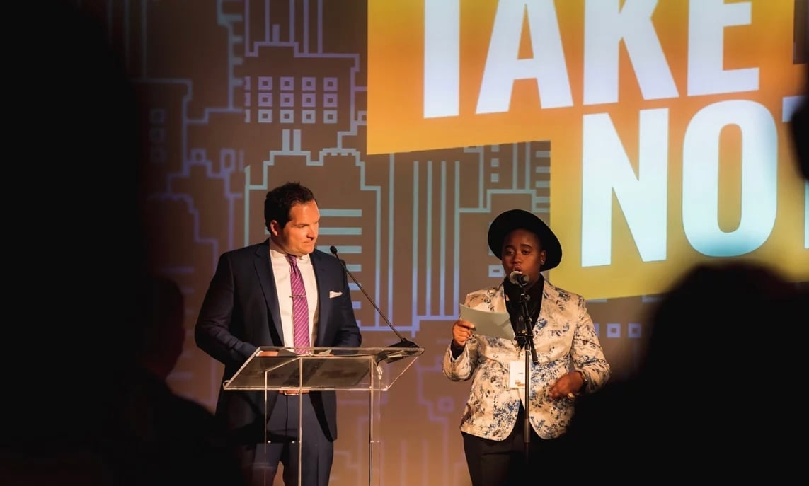 Corporate gala photography capturing elegant dinner event in New Jersey