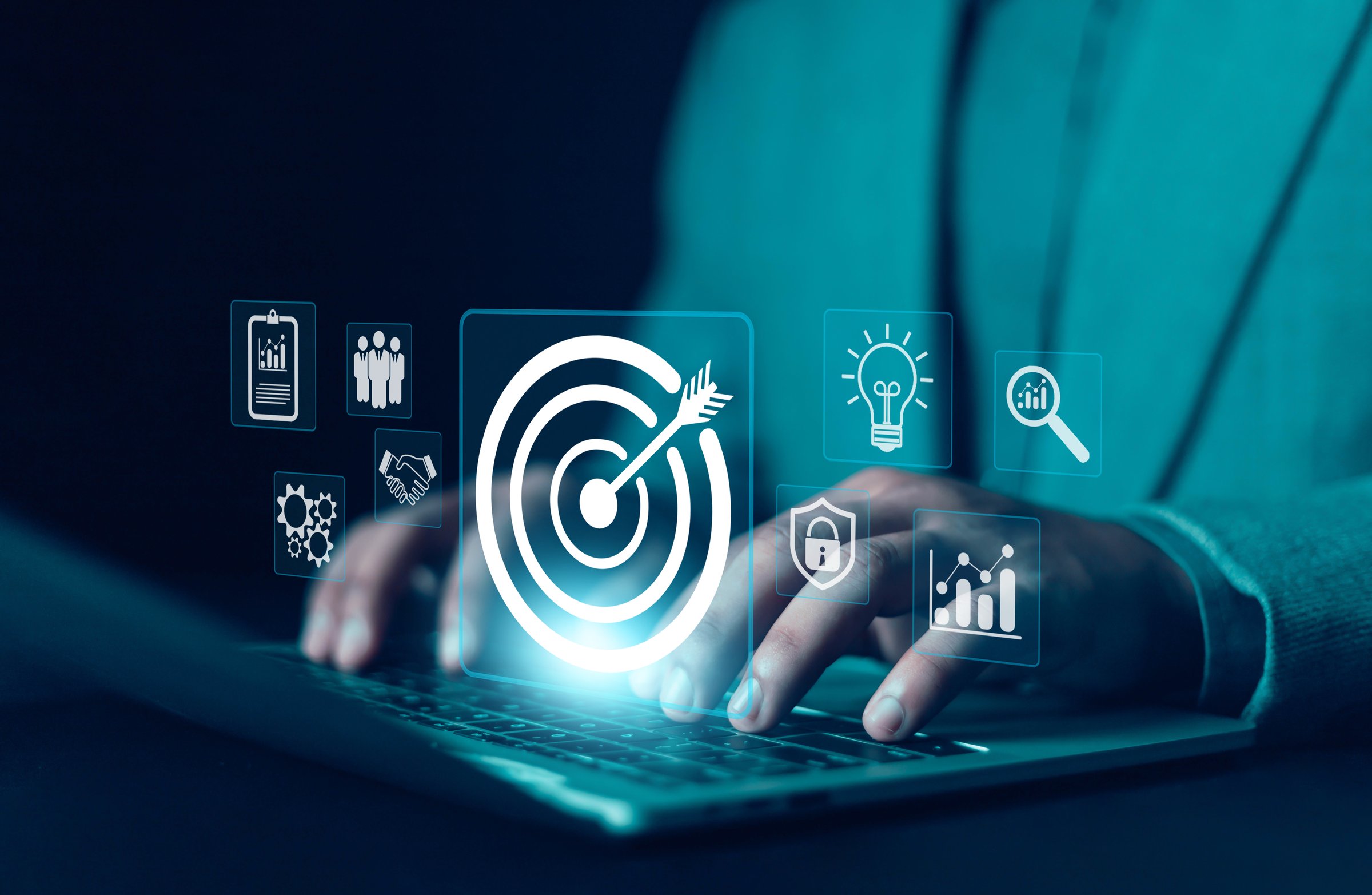 group. set up business objective target goal.value, growth,