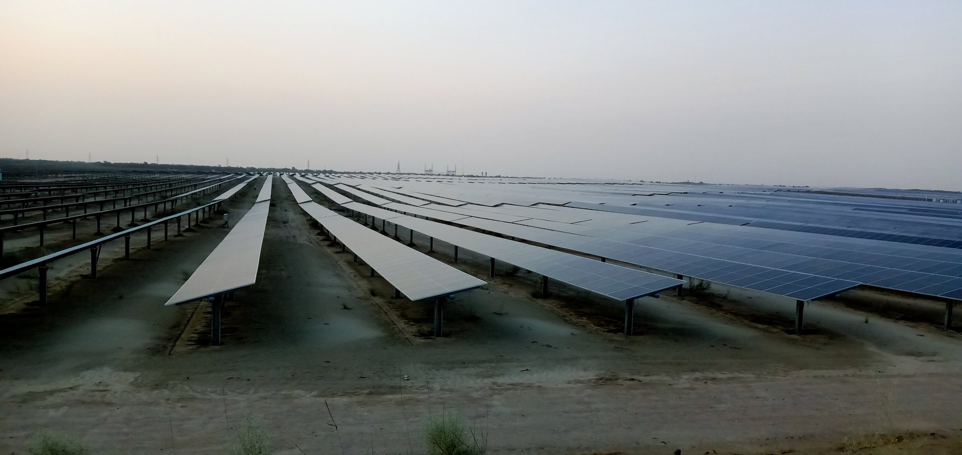 This is a picture of a solar power plant.