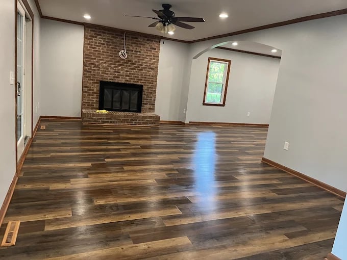 Deck and patio staining project