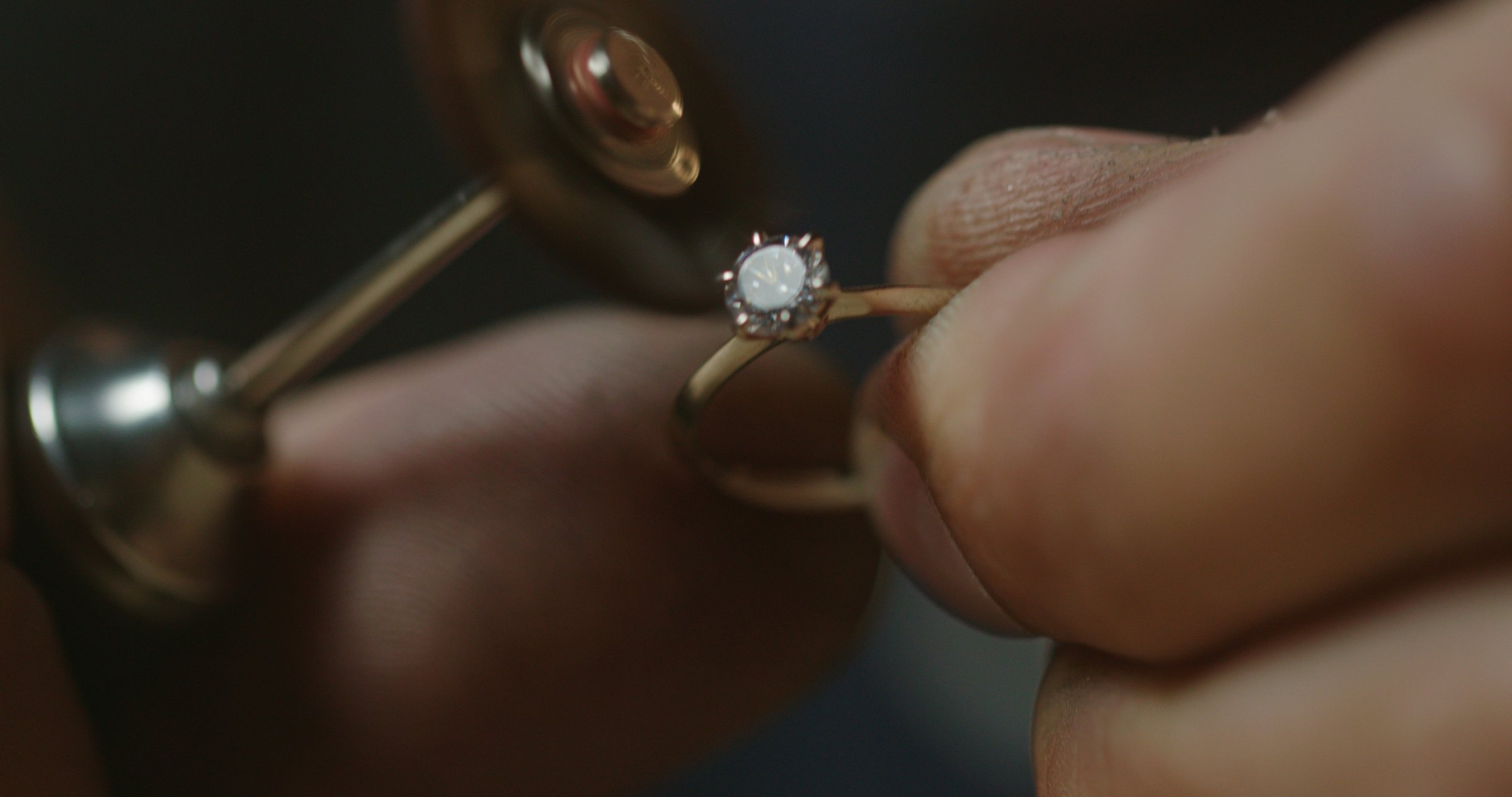 Jewelry workshop background