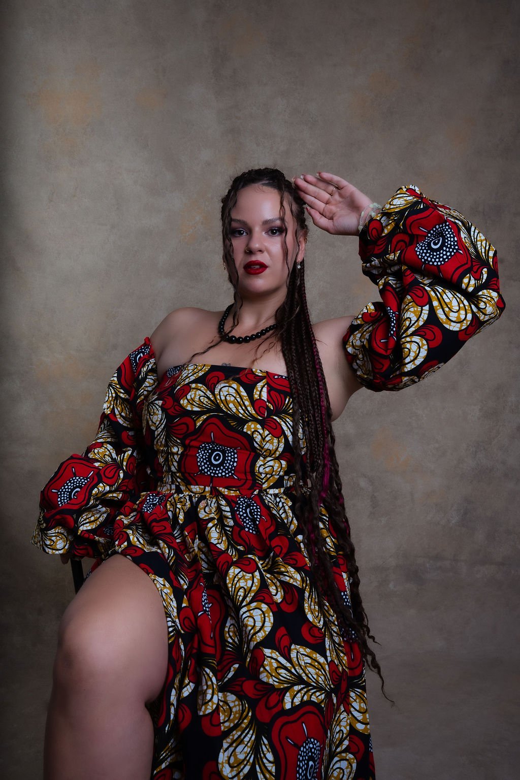 African heritage fashion showcasing traditional patterns with modern style