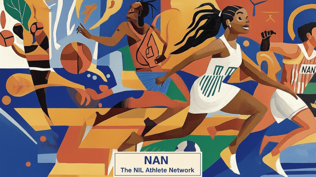 Book cover black background with female and male athletes