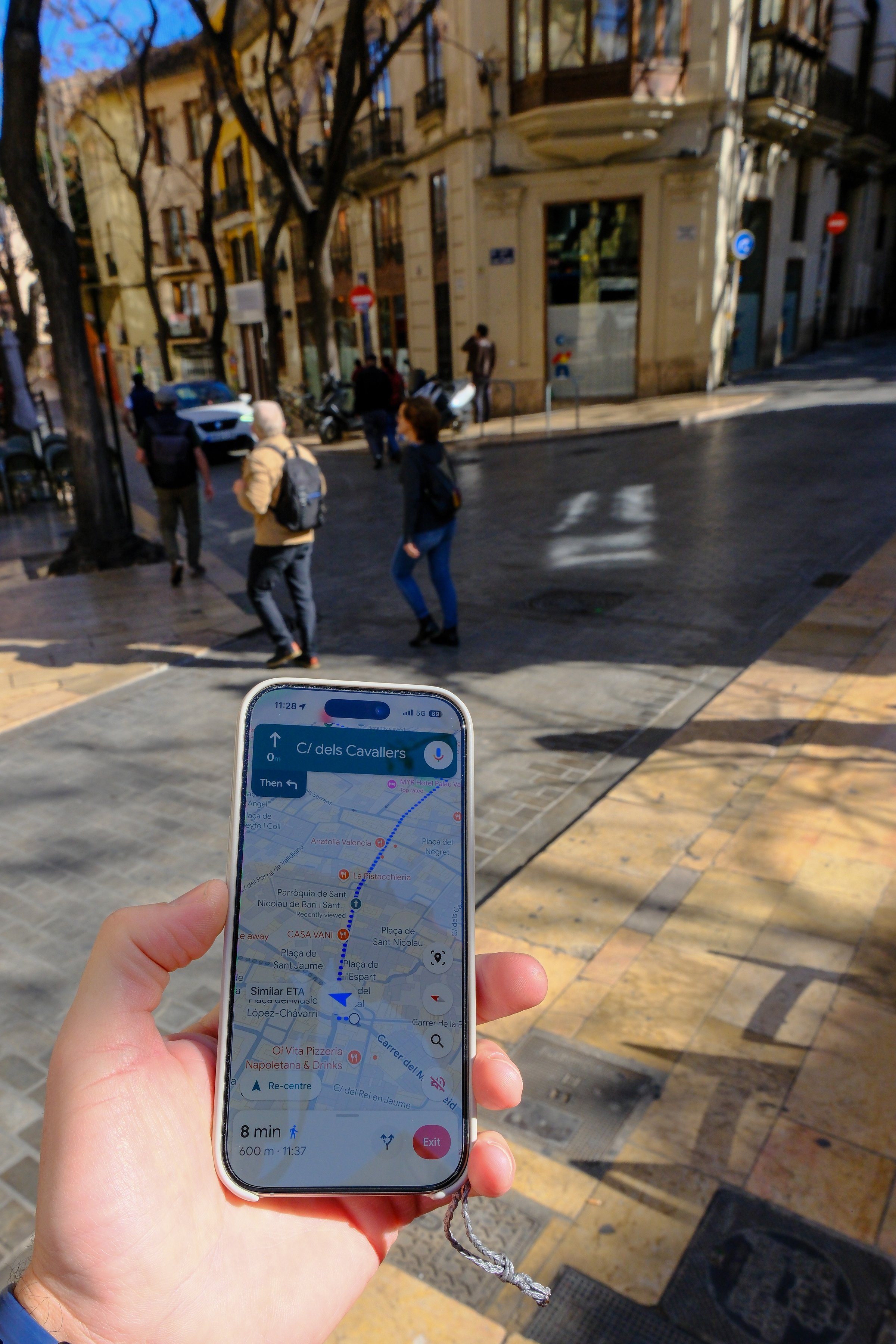 Google Maps navigation