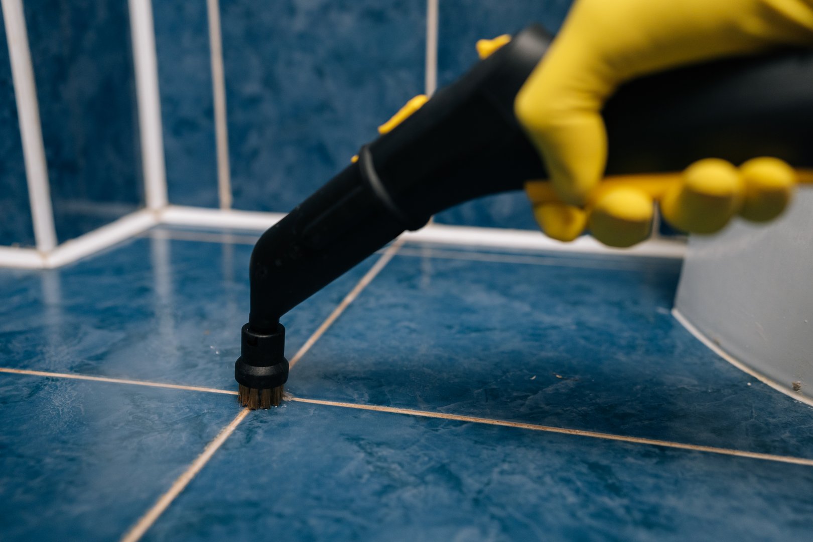 Professional grout cleaning
