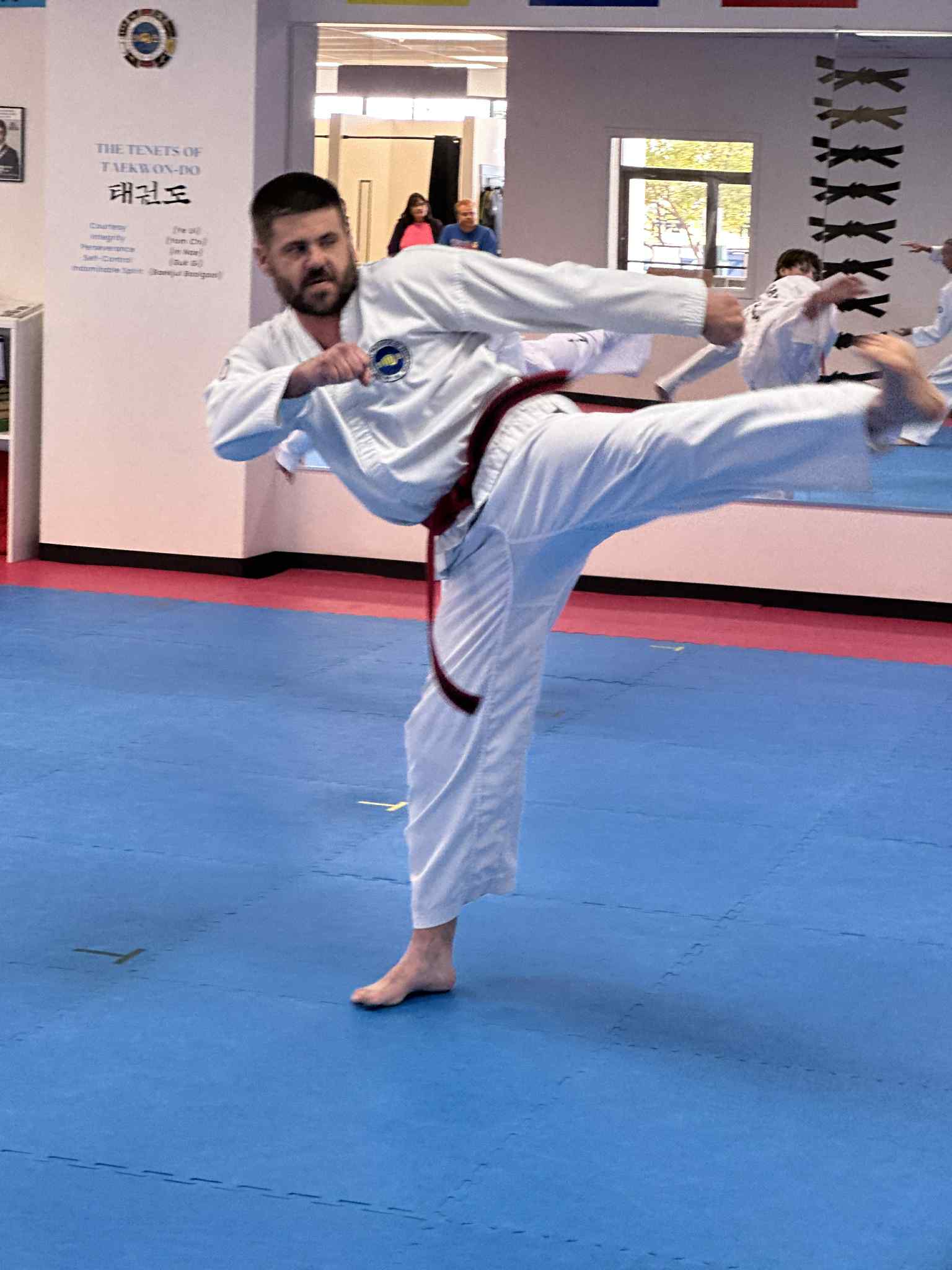 Students at ITFA Taekwon-Do