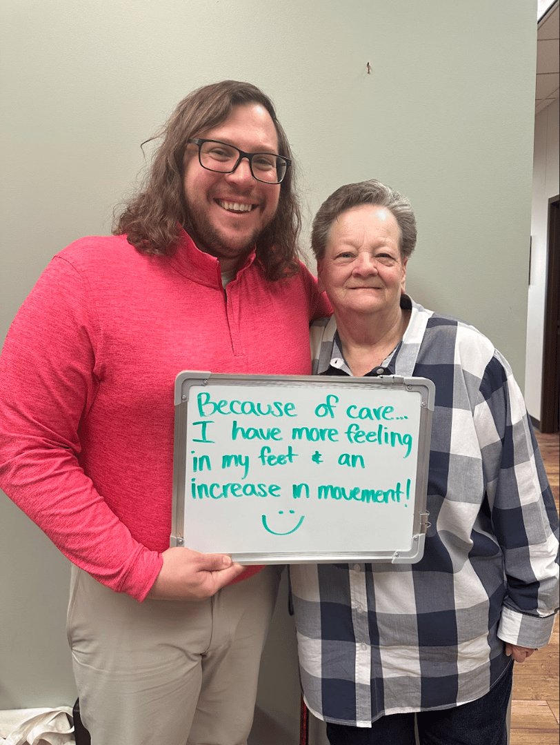 Patient success story showing real results from neuropathy treatment