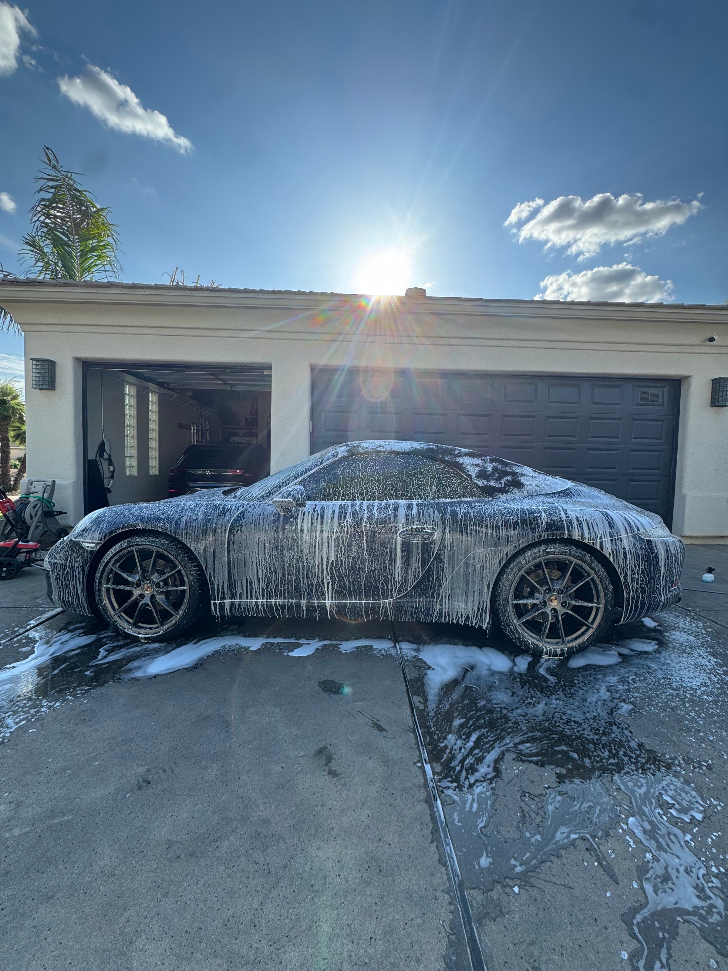 Car detailing background