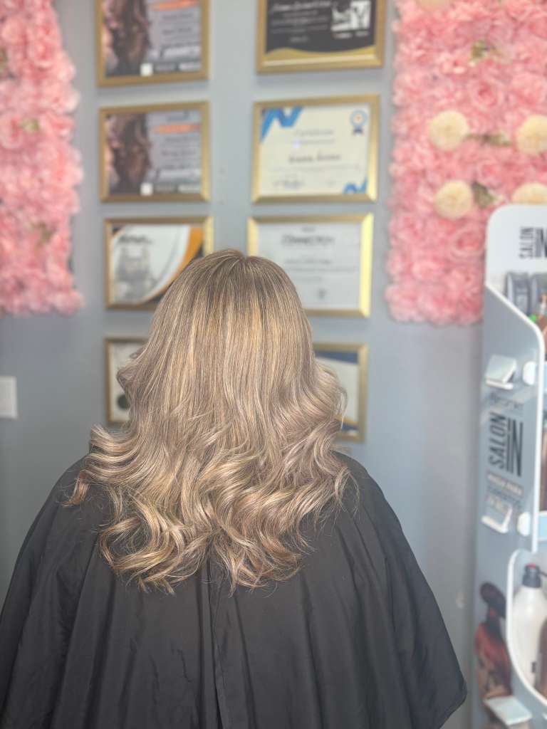 Hair styling at Arianna Hair & Creations