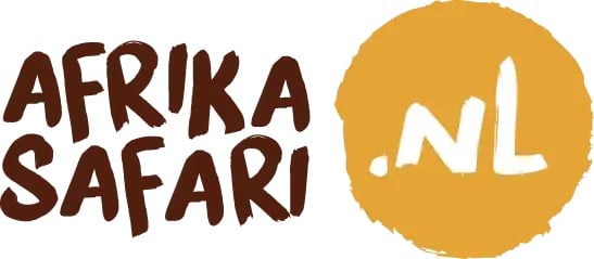 Logo reading Afrika Safari with a yellow dot containing .NL for a safari company or website.