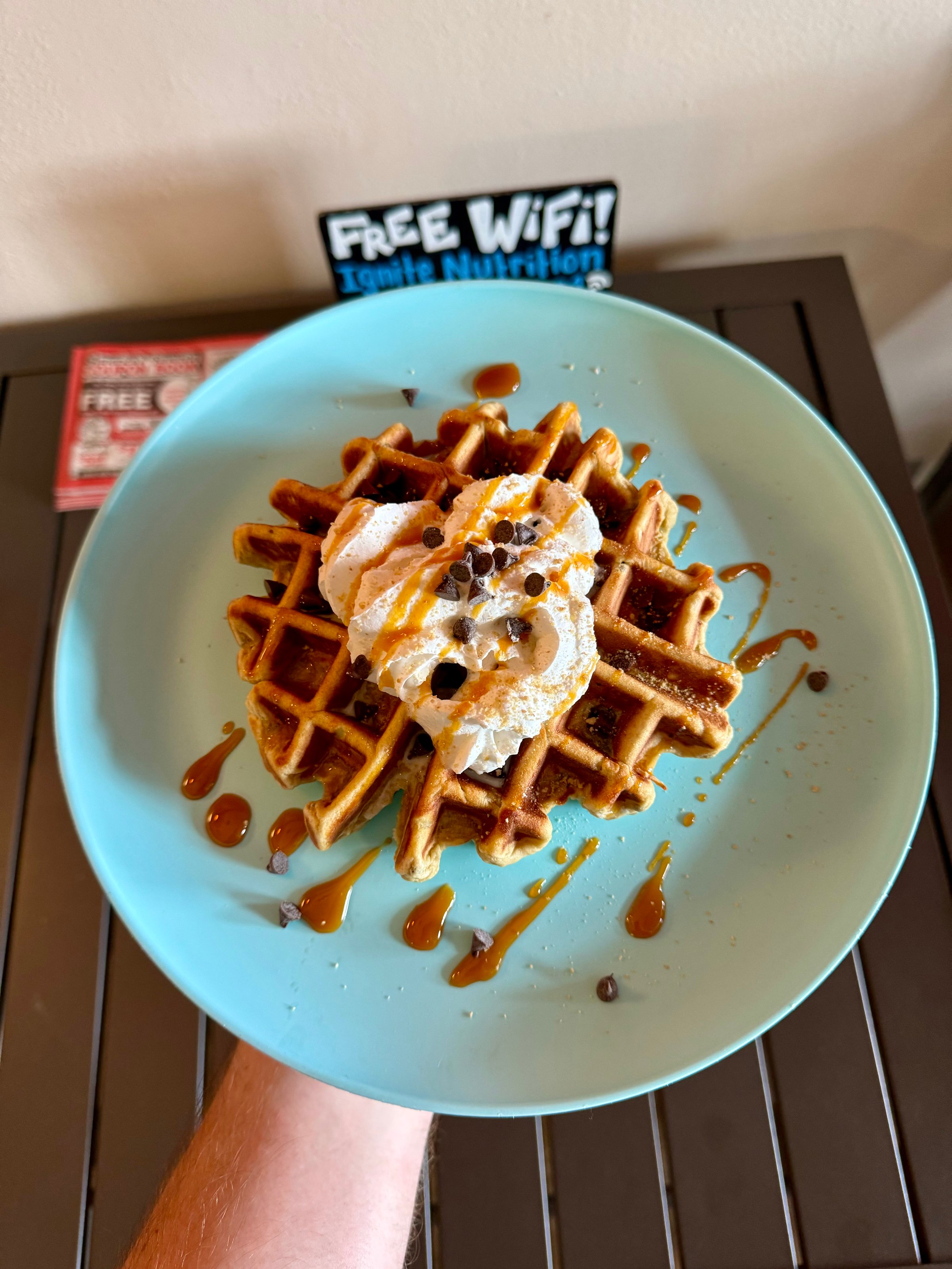 Protein waffle