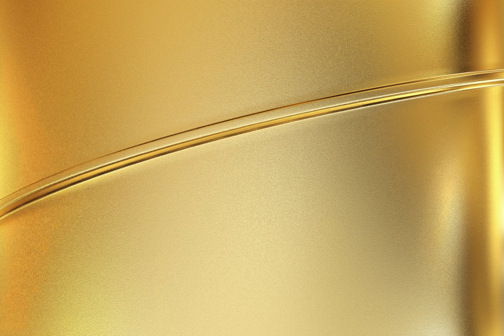 Golden metal elegance, mesmerizing abstract composition showcasing the allure of liquid gold in luxurious environment, 3d rendering