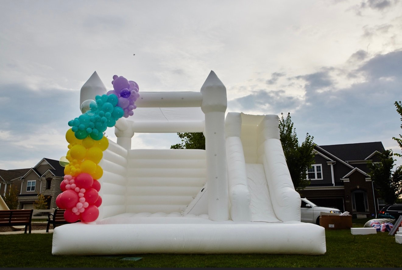 Bliss Bounce Co. event setup