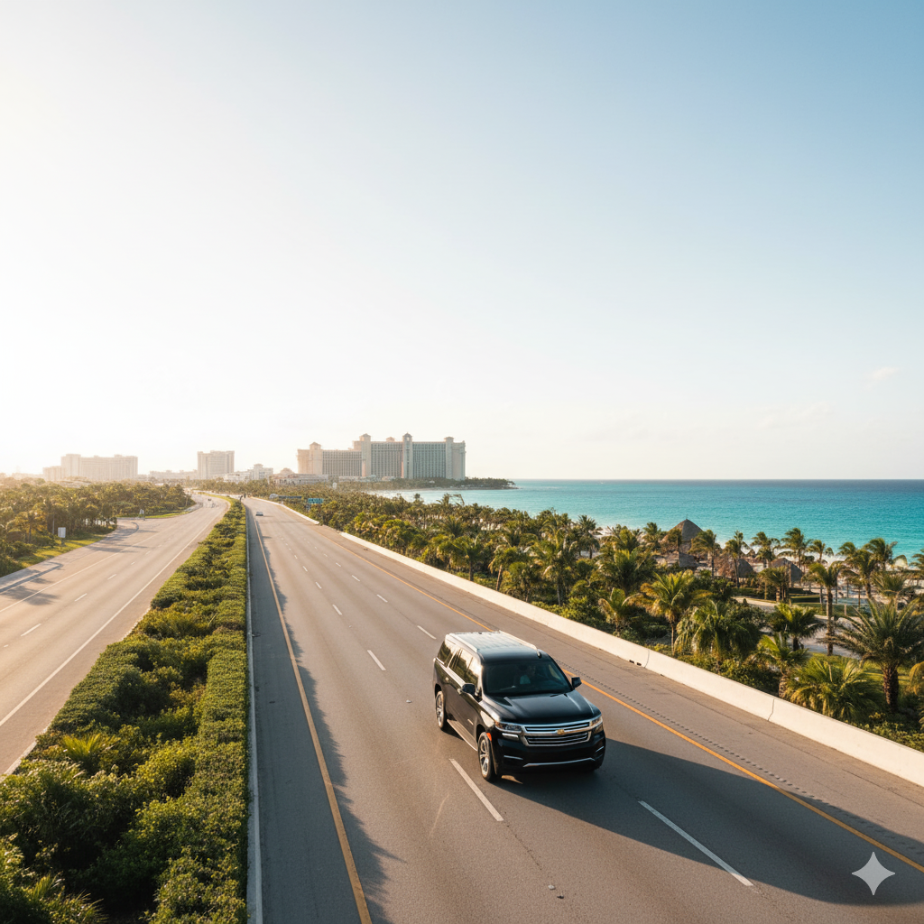 Servicio de transporte en la Riviera Maya