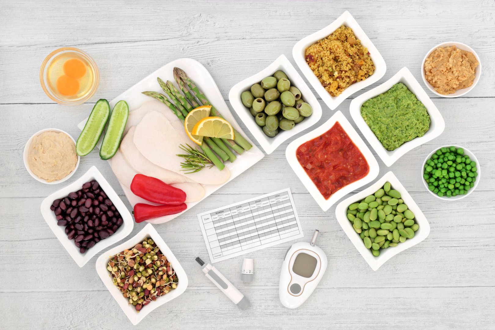 Low glycemic health food with vegetables - insulin friendly meals and no added sugar meals at sugarfree.space