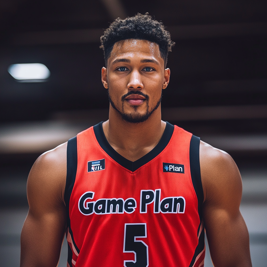 Thirty year old Mixed race black-white American male athlete