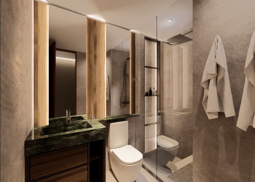 Château Reforma - Baño de visitas