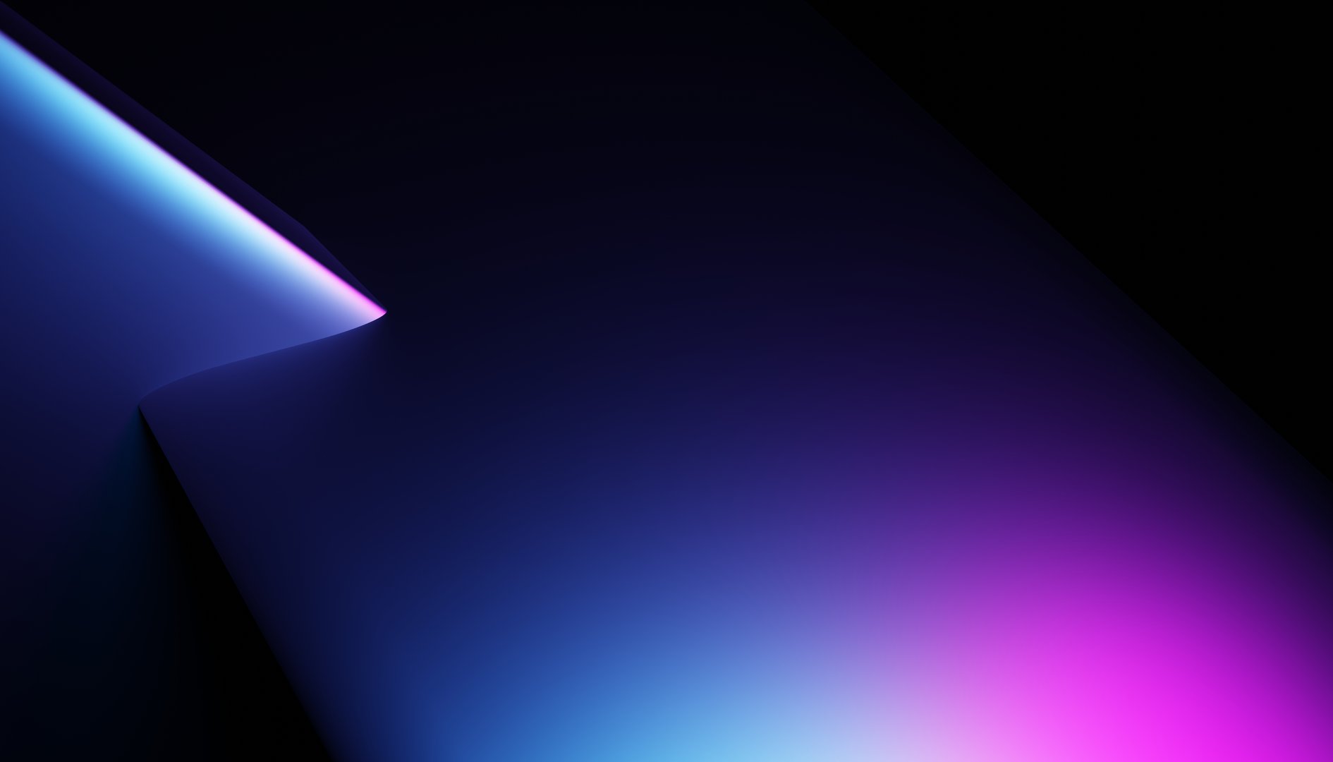 3d rendering of purple and blue abstract geometric background