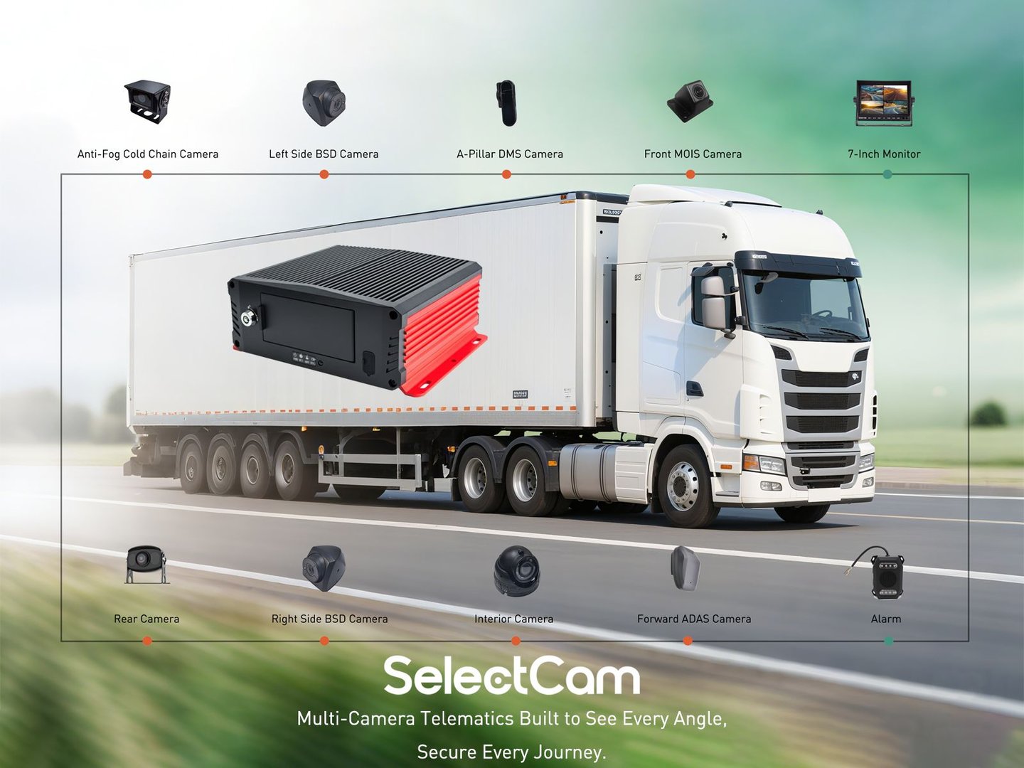 M8-MDVR 4G Global Certified UKCA E-mark FCC CE RoHS