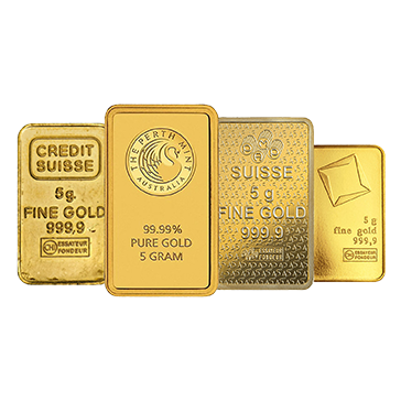 Gold bar 5 grams