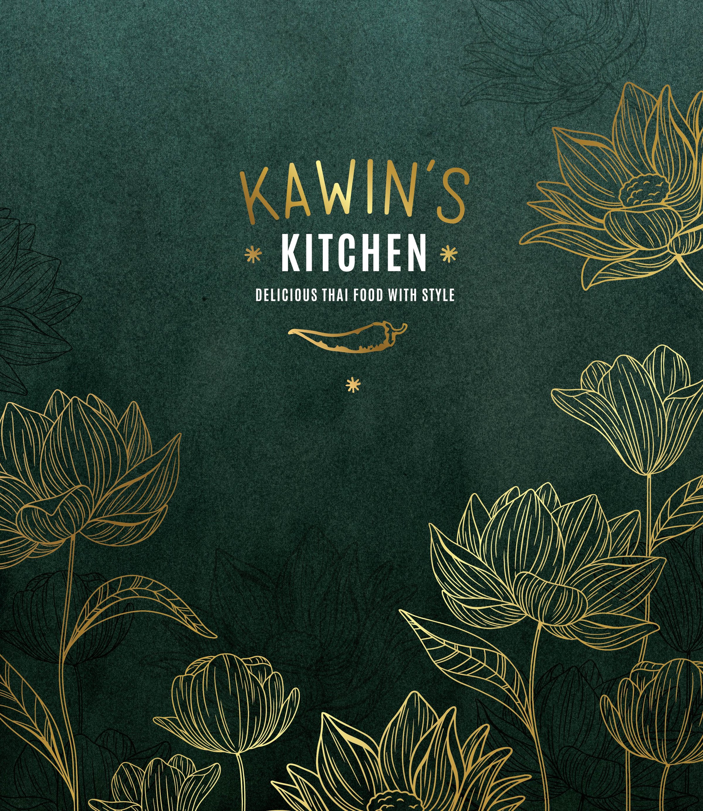 Thai breakfast menu background