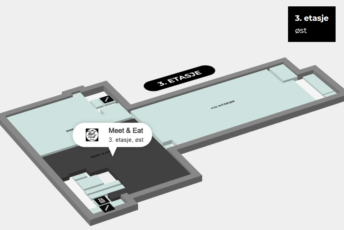 Kart over Thon Senter Moa - Meet and Eat Cafe-Bistro