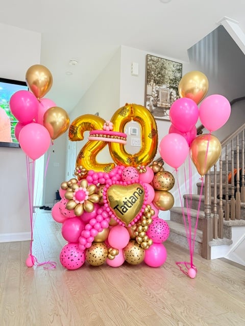 Premium custom balloon bouquet