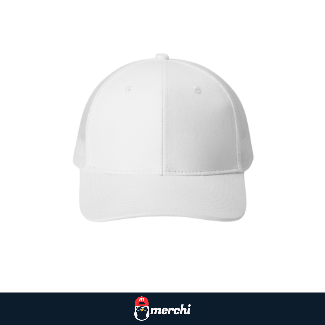 Preview of your logo on a white hat