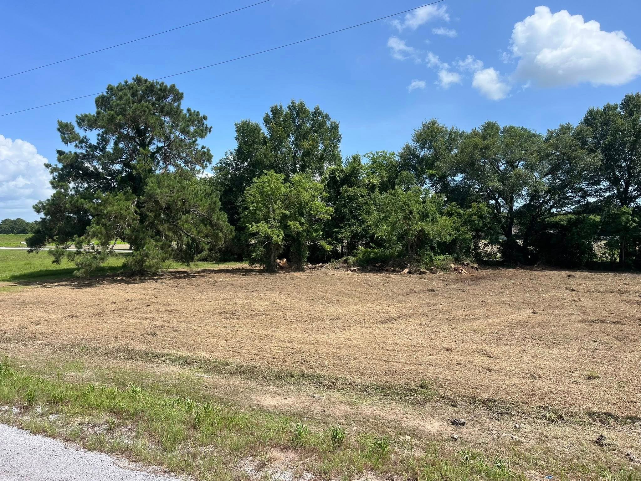 Completed land clearing project