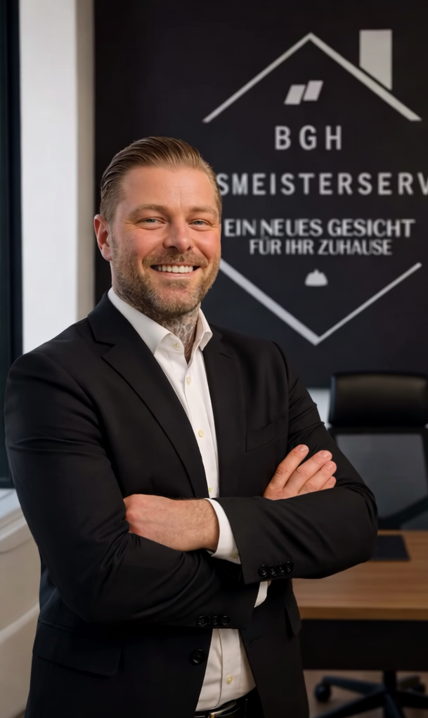 Mann mit verschränkten Armen