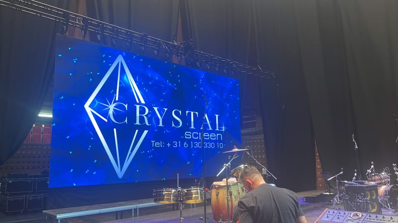 Crystal Screen Events LED scherm presentatie op evenement - professionele LED wall verhuur