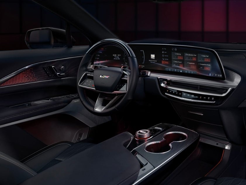 Cadillac LYRIQ luxury EV interior design