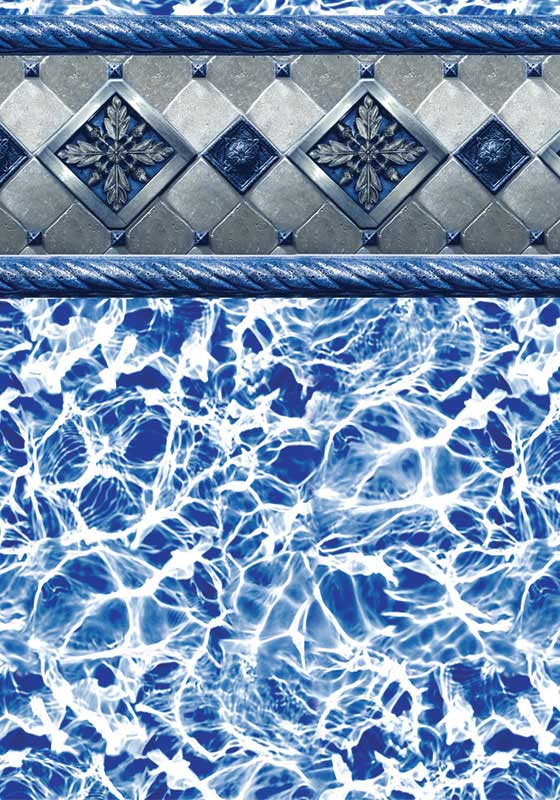 Silver Palace vinyl liner pattern