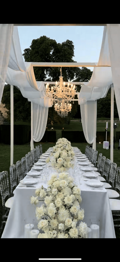 Vicky Cook event catering setup