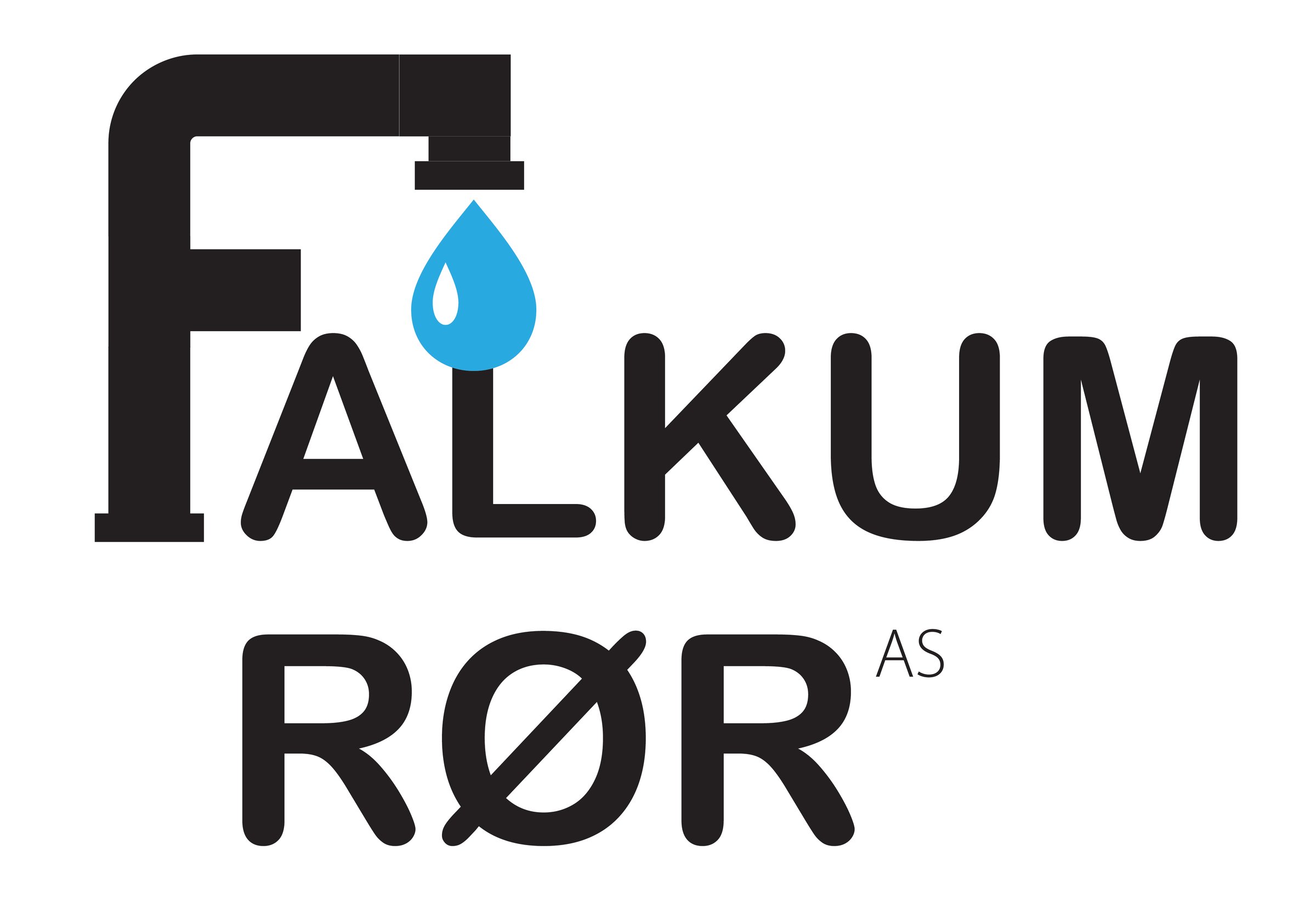 Falkum Rør Logo