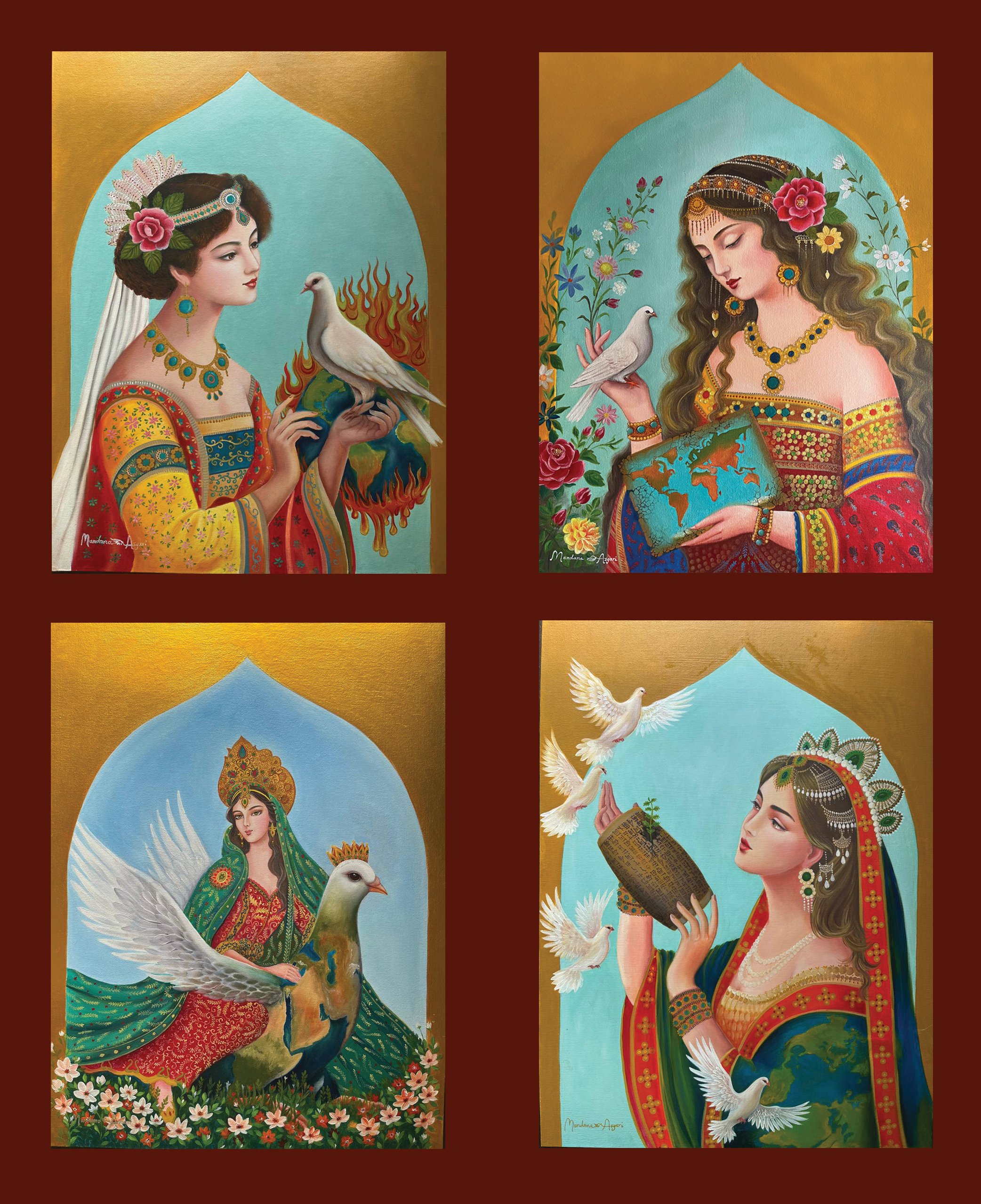 نگاهی به صلح - مجموعه آثار با موضوع صلح و آرامش