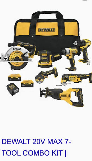 DEWALT 20V MAX 7-Tool Combo Kit