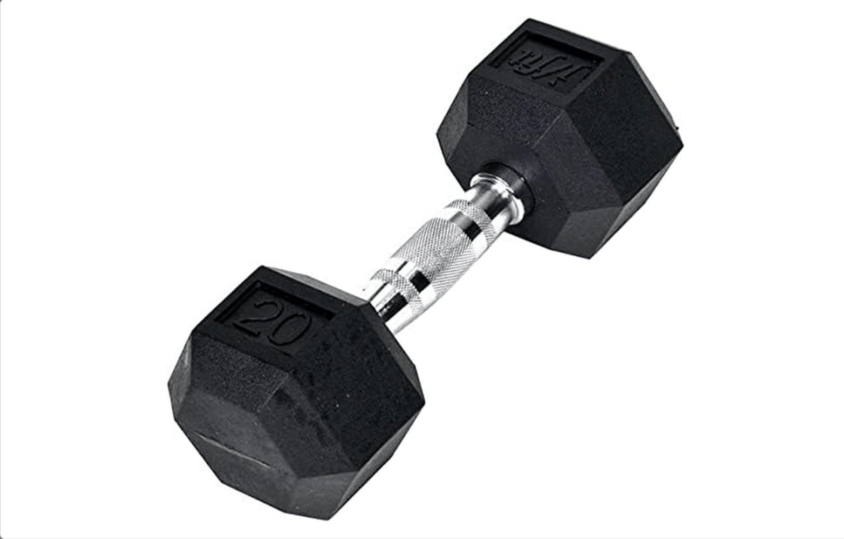 JFIT Rubber Hex Dumbbells