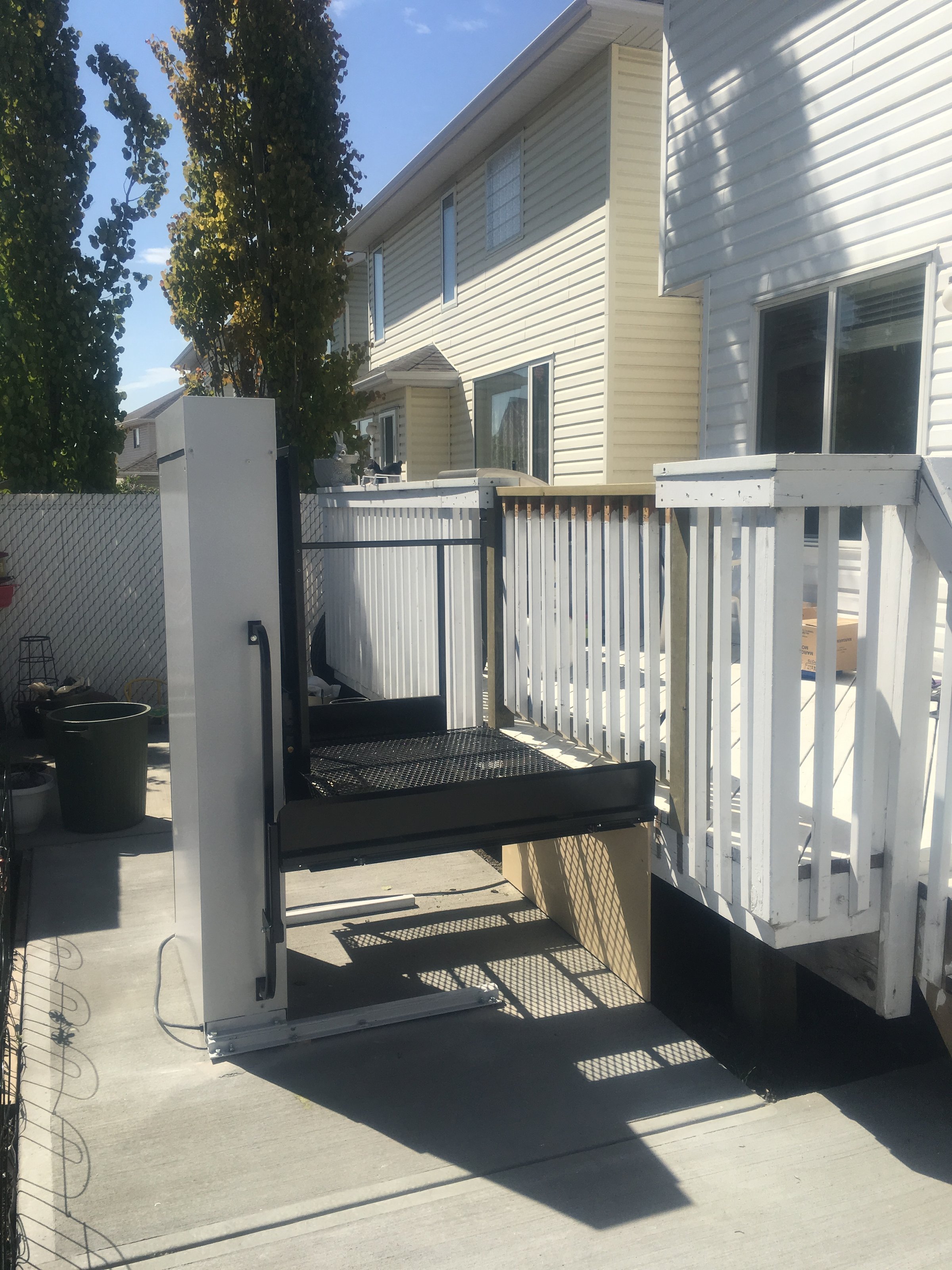 Platform lift accessibility installation
