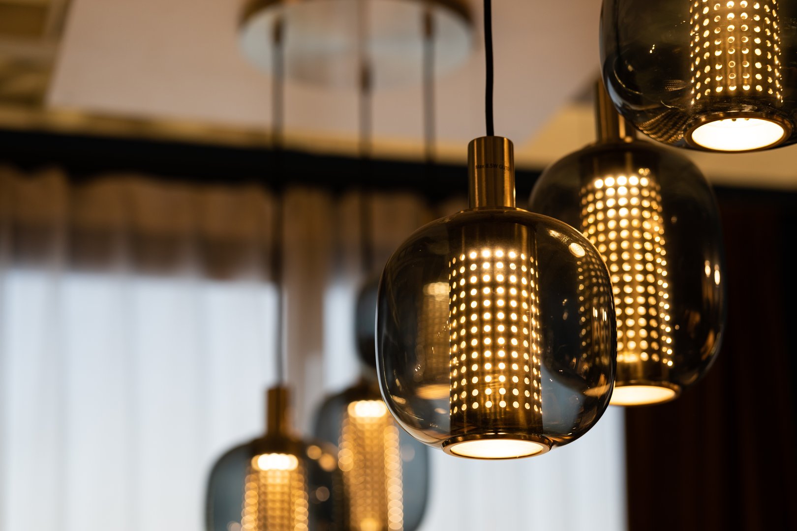 Ceiling light bulbs. vintage lamp, bulb decorative in home