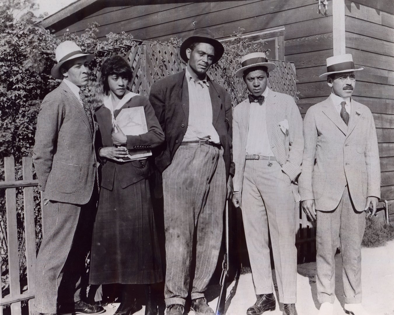 Lincoln Motion Picture Company staff, circa 1921