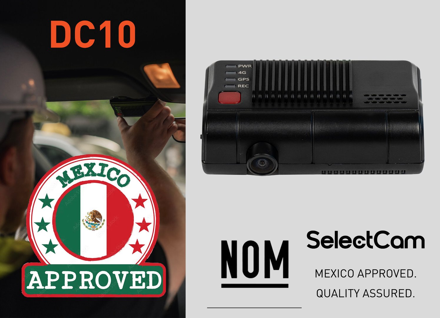 Mexico NOM Approval Dashcam AI Video Telematics