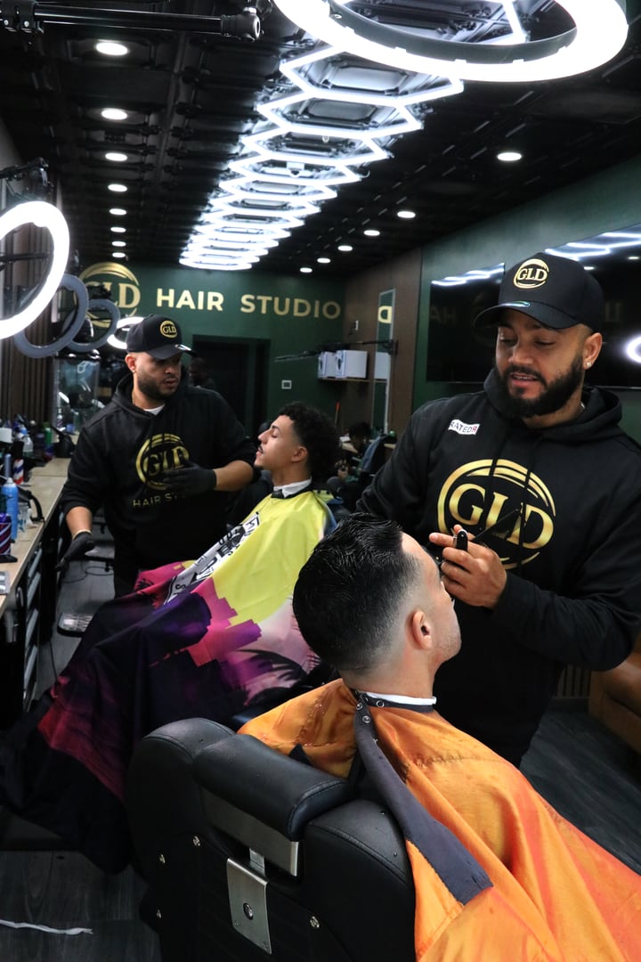 Professional barbering at GLD Hair Studio