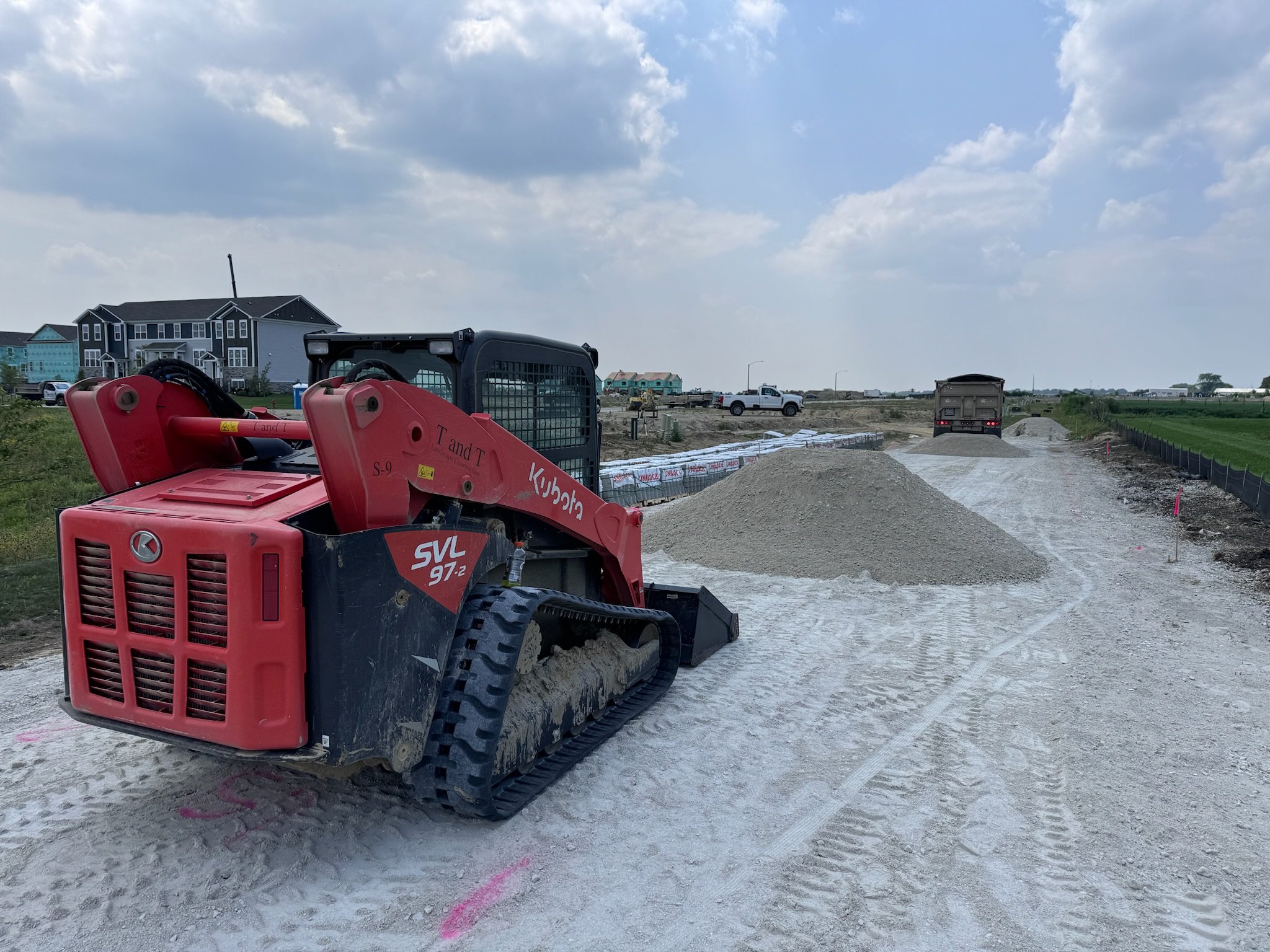 Soil enhancement and preparation work