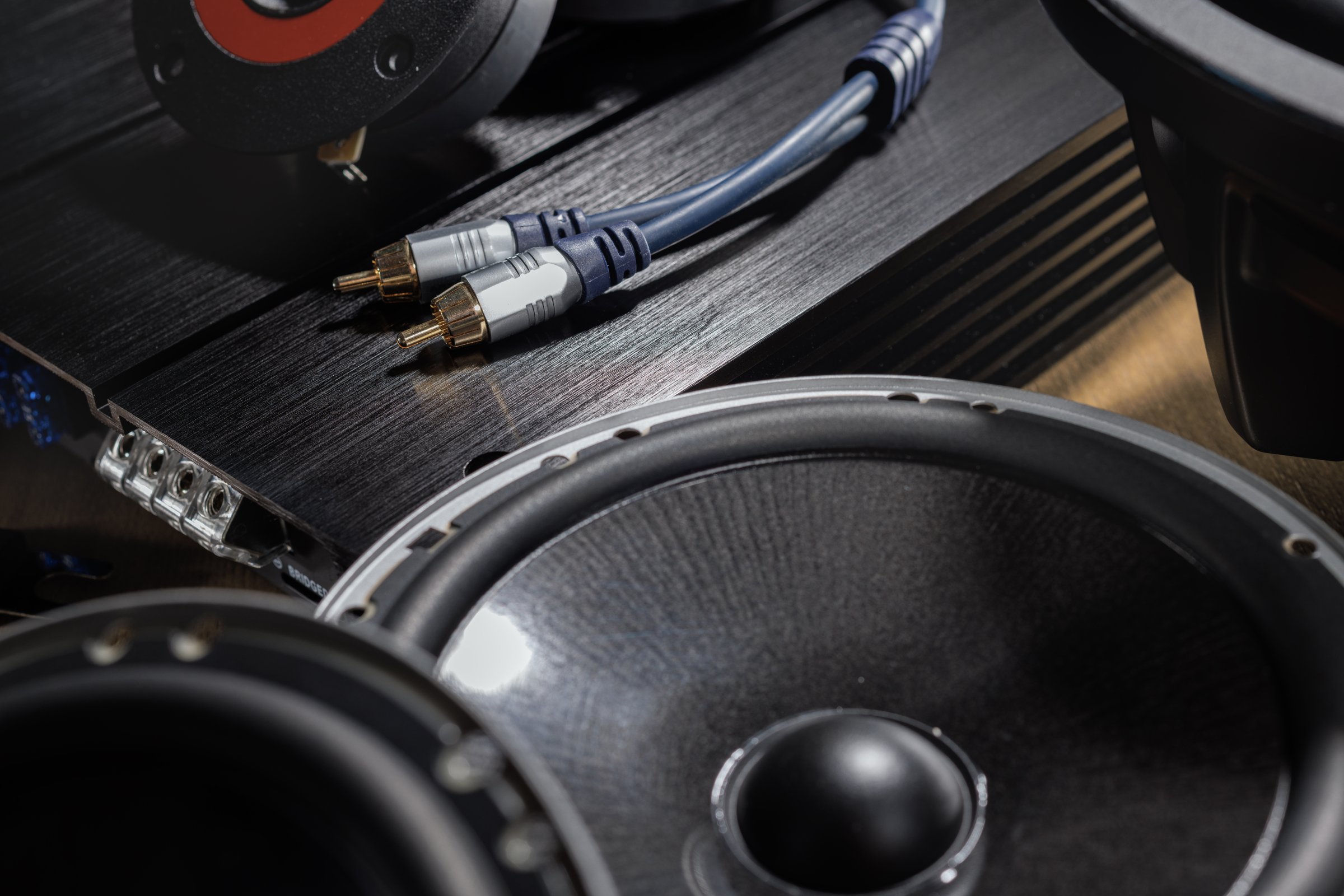 car audio, car speakers, subwoofer and accessories for tuning.